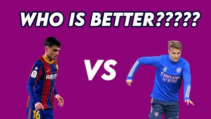 Martin Odegaard vs Pedri | Who is the Best? - YouTube