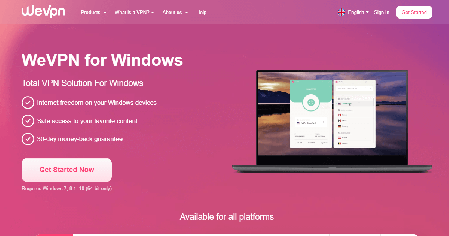 WeVPN for Windows | Download VPN App for Windows 7, 8 and 10