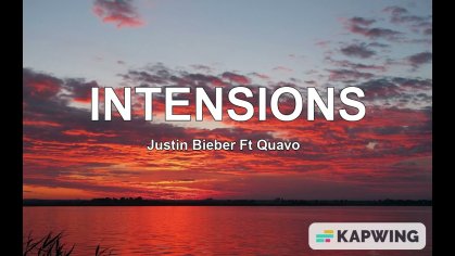 Justin Bieber- Intensions(Lyrics)Ft Quavo - YouTube
