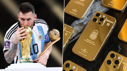 Lionel Messi Orders 35 Gold iPhones for the FIFA World Cup 2022 Winning Argentina Squad and Staff | ⚽ LatestLY