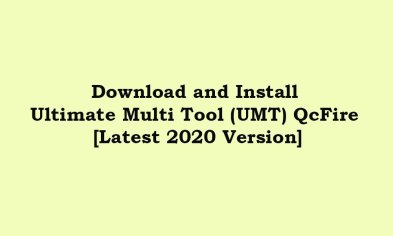Download Ultimate Multi Tool or UMT Latest Setup v8.2 - QcFire 2022