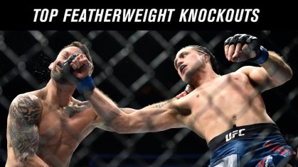 Top 10 Featherweight Knockouts in UFC History - YouTube