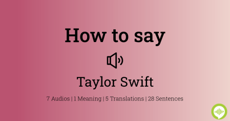 How to pronounce Taylor Swift | HowToPronounce.com