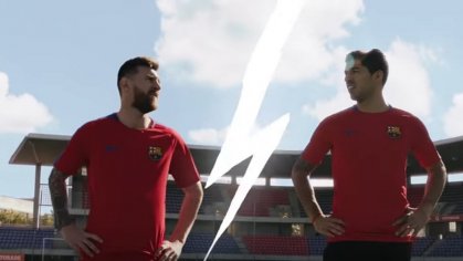 Lionel Messi and Luis Suarez Star In New Gatorade Commercial