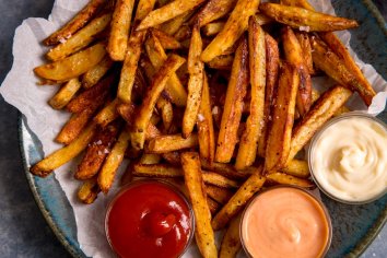 Homemade Oven Chips - Nicky's Kitchen Sanctuary