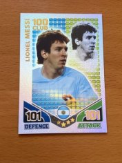 Lionel Messi 100 Club 2010 World Cup Topps Match Attax card  | eBay