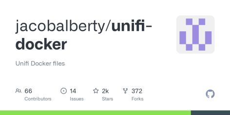 GitHub - jacobalberty/unifi-docker: Unifi Docker files