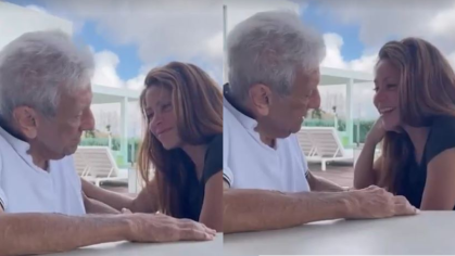 VIDEO: Shakira dejó a un lado el escándalo de su separación y celebró el cumpleaños de su padre