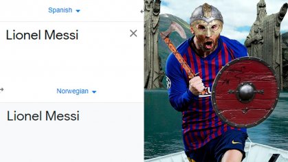 Lionel Messi in different languages meme - YouTube