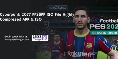 PES 2022 PPSSPP ISO File Highly Compressed Download For Android | Geeksblogger