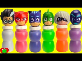 PJ Masks Slime Bottle Surprises - Videos For Kids