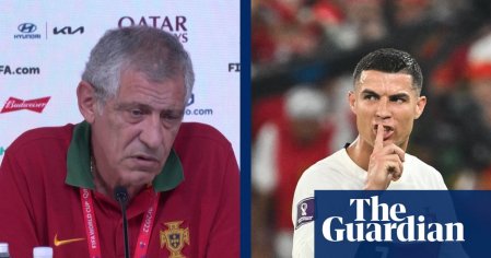 'I didn't like it': Portugal coach Santos on Ronaldo's reaction after being taken off â video | Football | The Guardian