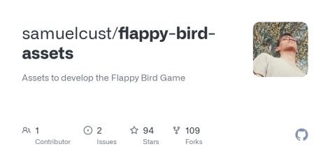 GitHub - samuelcust/flappy-bird-assets: Assets to develop the Flappy Bird Game