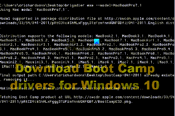 Download Boot Camp drivers for Windows 10 without Boot Camp Assistant