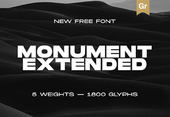 Monument Extended Font Family - Download Free Font