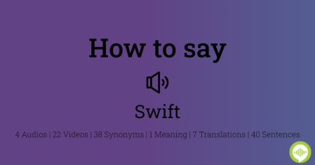 How to pronounce swift | HowToPronounce.com