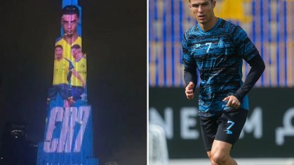 Cristiano Ronaldo's Al-Nassr debut date confirmed as he trains and has image projected on world's tallest building | The Sun