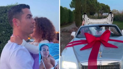 Watch: Cristiano Ronaldo's spouse Georgina Rodriguez gave Rolls Royce as a Christmas gift | IWMBuzz