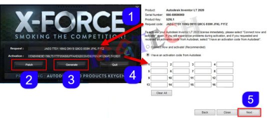 Download X-force 2021 - All Product Key For Autodesk 2021 E54