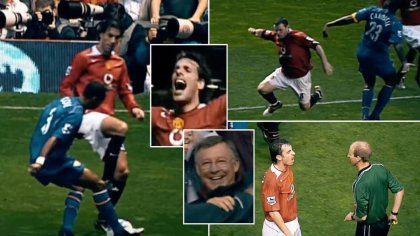 Man United vs Arsenal: Compilation of Mike Riley's awful refereeing in the 'Battle of the Buffet' goes viral