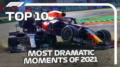 Top 10 Most Dramatic Moments Of The 2021 F1 Season - YouTube