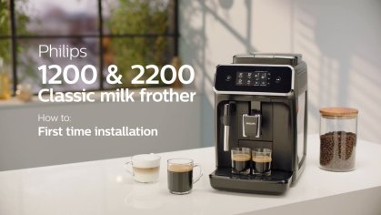 Philips Series 1200 & 2200 Automatic Coffee Machines -  How to Install and Use - YouTube
