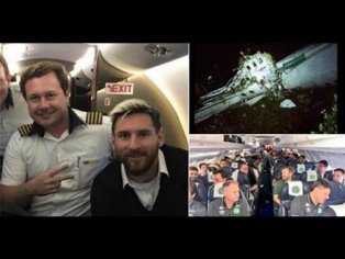 PLANE DISASTER Colombia plane crash Lionel Messi and Argentina football team on same aircraft week - YouTube
