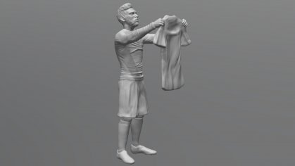 Lionel Messi for 3D printing - Buy Royalty Free 3D model by PrintedReality (@PiotrKatanowski) [9d453e7] - Sketchfab Store