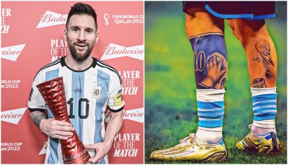Lionel Messi Displays New Tattoo After Reaching World Cup Semi Final - SportsBrief.com