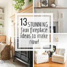 15 Stunning DIY Fake Fireplace Ideas to Make Now! - Twelve On Main