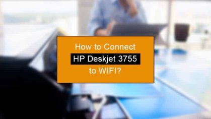 How to Connect HP Deskjet 3755 to WIFI - (WPS Button/Pin)