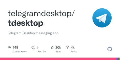 GitHub - telegramdesktop/tdesktop: Telegram Desktop messaging app