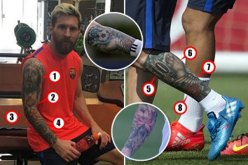 Lionel Messi tattoo: What the Barcelona star's ink-work really means | The Sun