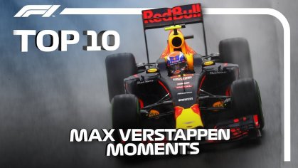 Top 10 Moments of Max Verstappen Magic in F1 - YouTube