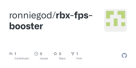 GitHub - ronniegod/rbx-fps-booster