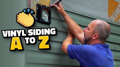 How to Install Vinyl Siding from A to Z - YouTube