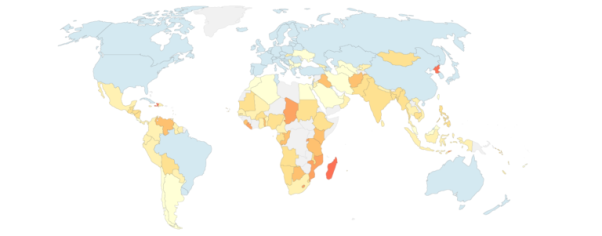 Hunger and Undernourishment - Our World in Data