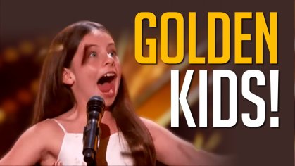 Top 10 Best Kid GOLDEN BUZZERS On America's Got Talent!