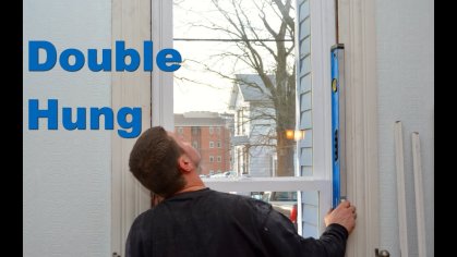 How to install Double Hung Windows - YouTube