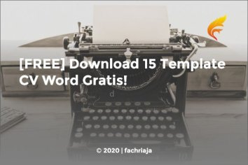 ✓ [FREE] Download 15 Template CV Word Gratis 2022