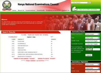 KCSE Results 2022: Check - Download - Print