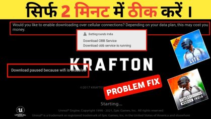 How To Fix Bgmi Download Obb Service Is Running Error | Bgmi Not Opening Problem | Bgmi Obb Solved - YouTube