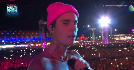 Justin Bieber faz 'culto evangélico' em show no Rock in Rio 2022