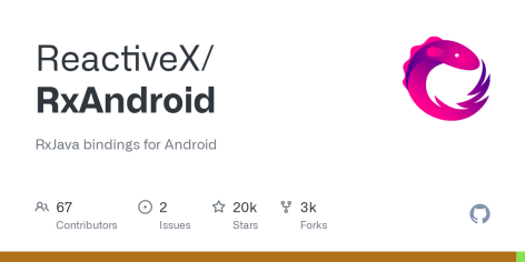 GitHub - ReactiveX/RxAndroid: RxJava bindings for Android