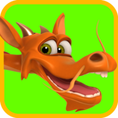 Download Free Android Game Talking 3 Headed Dragon - 1319 - MobileSMSPK.net
