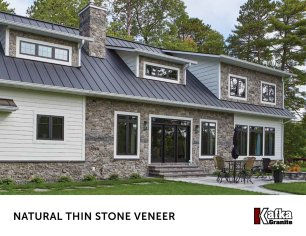 Natural Thin Stone Veneer | Granite Marble Quartzite | Kafka Granite
