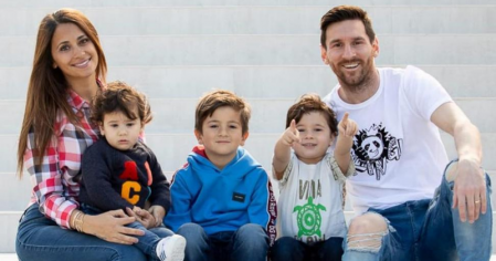 Potret Bahagia Pemain Bola Lionel Messi Bersama Keluarga