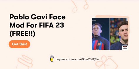 Pablo Gavi Face Mod For FIFA 23 (FREE!!)