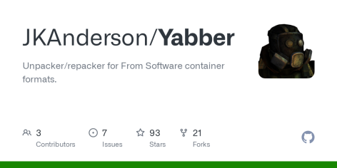 GitHub - JKAnderson/Yabber: Unpacker/repacker for From Software container formats.
