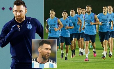 Lionel Messi injury scare played down after he didn't train with Argentina squad on Thursday | Daily Mail Online